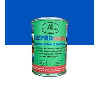 DEPROMA | Peintures glycéro | fer antirouille métaux | 200gr | Protection contre la rouille - Bleu France - RAL 5017