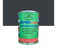 DEPROMA | Peintures glycéro | fer antirouille métaux | 200gr | Protection contre la rouille - Gris - RAL 7016