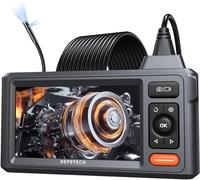 DEPSTECH DS620 Caméra endoscopique avec écran IPS de 5 pouces de diamètre 8 mm Caméra serpent avec câble d'appareil photo de 5 m
