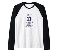 Depuis 11 Ans Notre Miracle 11e Anniversaire Manche Raglan