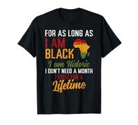 Depuis Aussi Longtemps Que Je suis Noir, Je suis Un Homme Africain Historique, Femmes, Enfants T-Shirt