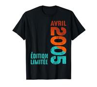 Depuis avril 2005 année 2005 rétro 2005 vintage 2005 T-Shirt