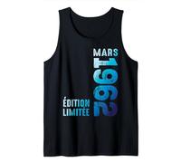 Depuis mars 1962 Année 1962 Retro 1962 Édition limitée Débardeur