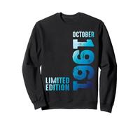 Depuis Octobre 1961 Année 1961 Rétro 1961 Vintage 1961 Edition Sweatshirt