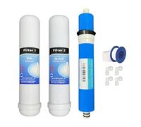 Depuragua Lot de 2 filtres et membrane pour osmoseur d’aquarium