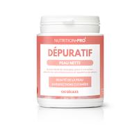 Depuratif 120 gelules elimination naturelle et peau equilibree