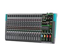 Depusheng PA16 Table de mixage professionnelle 16 canaux Contrôleur DJ avec 256 effets DSP Entrée Bluetooth Lecteur USB Alimentation fantôme 48V