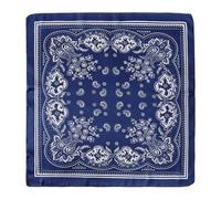 DEPYEE 1pc 70x70cm écharpe soie sensation cheveux cou carré bureau Bandanna serveur agents de bord mouchoir enveloppement