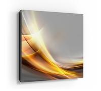 DEQORI Armoire à clés avec impression UV - Motif reflets de lumière brillants - Boîte design d'environ 30 x 30 cm - Armoire à clés plate et moderne avec motif imprimé - Boîte murale pour couloir