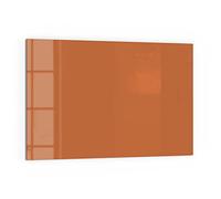 DEQORI Crédence de cuisine en verre | Couleur unie - Terre cuite | 60 x 40 cm | Panneau arrière de salle de bain ou de cuisinière | Protection anti-éclaboussures pour cuisine et salle de bain |
