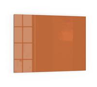 DEQORI Crédence de cuisine en verre | Couleur unie - Terre cuite | 80 x 60 cm | Panneau arrière de salle de bain ou de cuisinière | Protection anti-éclaboussures pour cuisine et salle de bain |