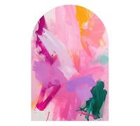 DEQORI Papier peint mural autocollant - 100 x 150 cm - Motif extase acrylique - Toile textile - Amovible, décoratif et indéformable - Pour salon, bureau, couloir ou chambre d'enfant