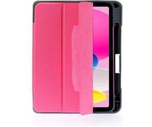 Deqster MAX - Étui à rabat pour tablette - robuste - polyuréthane, polycarbonate, polyuréthanne thermoplastique (TPU) - rose - pour Apple 10.9-inch iPad (10ème génération); iPad (A16)