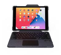 DEQSTER Rugged Touch Keyboard Folio Étui de protection pour iPad 10,2" (7/8e/9e génération)