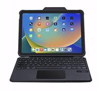 DEQSTER Rugged Touch Keyboard Folio pour iPad 10.9" (10ème génération) - Étui clavier - Bluetooth - Touchpad - QWERTZ