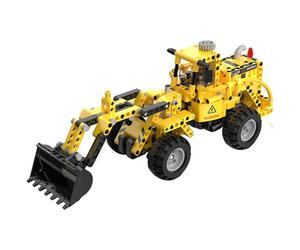 Deqube 2 In 1 Excavadorabuldozer Game Construction 693 Pieces Multicolore Enfants