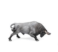 Deqube 90110102 Bravo Cardeno Embistirdo Figurine de Taureau, Gris, 16 x 6,5 x 7,7 cm