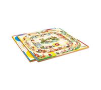 Deqube 943D00432 Jeu de société avec Plateau Parchís-oie en Bois + 6 Ans