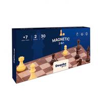 Deqube Jeu De Société Chess-checkers Magnetic