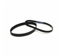 D'équilibreuse de Roue Courroie Distribution Caoutchouc HTD 2M Longueur 340 342 344 346 348 350 354-370mm Largeur 4/5/6/10/15mm 2M-354 HTD2M Courroie de Transmission(10mm,370mm (185teeth))