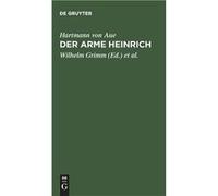Der arme Heinrich - Hartmann von Aue - De Gruyter - Livre en Anglais Hartmann von AueHartmann von Aue (Auteur)