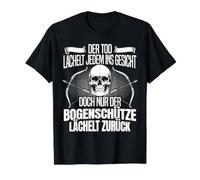 Der Bogenschsagelt Zurück - tir à l'arc T-Shirt Graphique avec Valeur, Homme, Noir, S