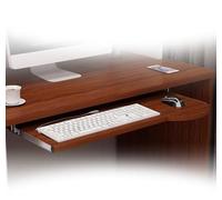 Der de clavier sous le bureau, étagère rétractable pour clavier et plate-forme de souris, statistique ping de 70 cm pour la maison et le bureau (marron) - Design compact