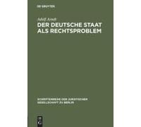 Der Deutsche Staat Als Rechtsproblem