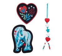 Der echte Scout Funny Snaps Move Lot de 3 housses de couette Licorne blanche, Licorne blanche