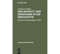 Der Eintritt Der Germanen In Die Geschichte