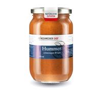 Der Feinschmecker Soupe à la crème de homard « Bisque » I Soupe crème fine avec 30 % de homard I Fabrication traditionnelle à partir d'ingrédients naturels pour un plaisir exquis