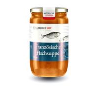 Der Feinschmecker Soupe de poisson française 720 ml I Bouillabaisse élégante faite de poissons et légumes naturels I Délicieuse et polyvalente