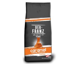 Der-Franz Café, Arômes de Caramel, Café d'Arabica et de Robusta en grains, 1000 g