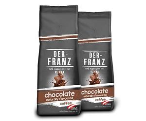 DER-FRANZ Café, Arômes de Chocolat, moulu, 2 x 500 g