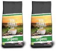 Der-Franz Crema bio Café, moulu, 1000 g (Lot de 2)