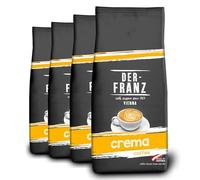 Der-Franz Crema Café, en grains, 4 x 1000 g