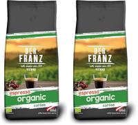 Der-Franz Espresso bio Café, en grains, 1000 g (Lot de 2)