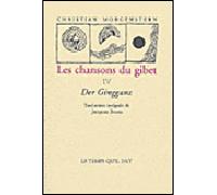 Der Gingganz Tome 4 - Christian Morgenstern - Le Temps Qu'il Fait - broché - Anthologie