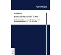 Der Grundsatz Des "Ne Bis In Idem