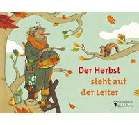 Der Herbst steht auf der Leiter