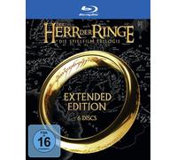 DER HERR DER RINGE: EXTENDED EDITION TRILOGIE - ELIJAH WOOD, 6 BLU-RAY NEUF