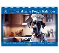 Der humoristische Dogge Kalender (Wandkalender 2026 DIN A3 quer), CALVENDO Monatskalender: Mit mir wird der Dogge Besitzer jeden Tag lachen und ein ganzes Jahr lang viel Spaß haben