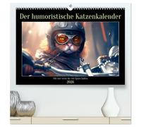 Der humoristische Katzen Kalender (hochwertiger Premium Wandkalender 2026 DIN A2 quer), Kunstdruck in Hochglanz: Das ideale Geschenk für Katzenliebhaber die Humor lieben