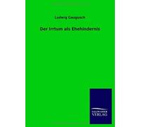 Der Irrtum Als Ehehindernis