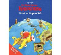 Der kleine Drache Kokosnuss - Einmal um die ganze Welt: Kinderatlas mit großer Weltkarte
