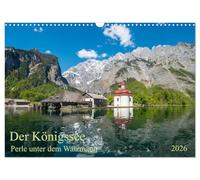 Der Königssee Perle unter dem Watzmann (Wandkalender 2026 DIN A3 quer), CALVENDO Monatskalender: Bayerns schönster Bergsee im Nationalpark Berchtesgaden