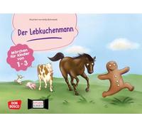 Der Lebkuchenmann. Kamishibai Bildkartenset: Märchen für Kinder von 1-3. Ein Wintermärchen für die Weihnachtszeit in der Krippe. Lustiges Kettenmärchen zur spielerischen Sprachförderung