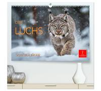 Der Luchs - scheuer Jäger (hochwertiger Premium Wandkalender 2026 DIN A2 quer), Kunstdruck in Hochglanz: Der Luchs - das "Pinselohr" - die größte Katze Europas.