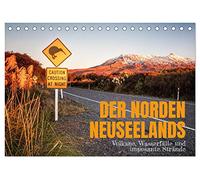 Der Norden Neuseelands: Vulkane, Wasserfälle und imposante Strände (Tischkalender 2026 DIN A5 quer), CALVENDO Monatskalender: Neuseelands Nordinsel ist geprägt von Vulkanen und tollen Stränden