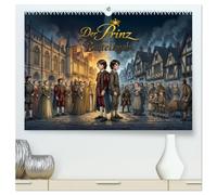 Der Prinz und der Bettelknabe (hochwertiger Premium Wandkalender 2027 DIN A2 quer), Kunstdruck in Hochglanz: Mark Twains "Prinz und Bettelknabe" als spektakulärer Graphic-Novel-Kalender.
